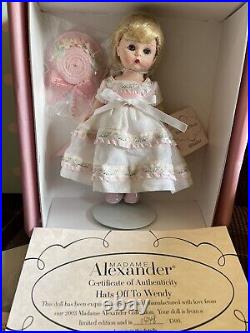 Madame Alexander 8 Doll 37800 Hats Off to Wendy, NIB