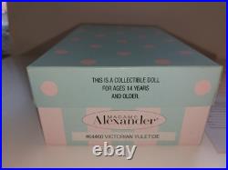 Madame Alexander 8 Doll #64460 Victorian Yuletide Reg#a260209 Mint 2006