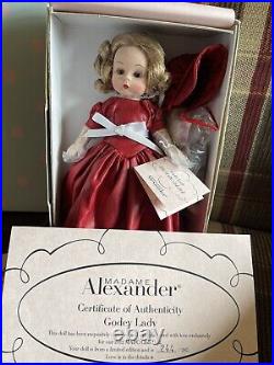 Madame Alexander 8 Doll 66270 Godey Lady 2012 MadC Club Doll, NIB