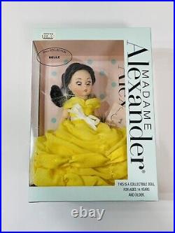Madame Alexander 8 Doll Belle Beauty & The Beast Yellow Dress Rare Brand New
