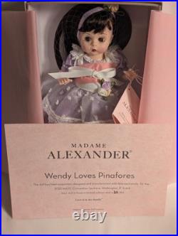 Madame Alexander 8 Doll Wendy Loves Pinafores NIB LE#34/84 2022 Convention