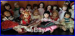Madame Alexander 8 Dolls Lot of 17 International dolls