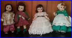 Madame Alexander 8 Dolls Lot of 17 International dolls