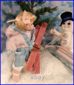 Madame Alexander 8 Sledding Wendy #36015 DIORAMA