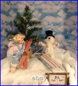 Madame Alexander 8 Sledding Wendy #36015 DIORAMA