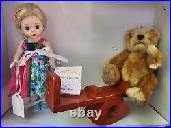 Madame Alexander 8 Wendy in Teeter Totter Fun w Chaos the Bear and Box