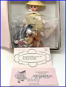 Madame Alexander, 8 Winnie The Pooh And The Blustery Day #38365. Mint Condition