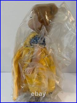 Madame Alexander AMY Era 1950's Est 1957 Teffeta Dress Yellow Stand