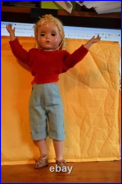 Madame Alexander All Original 1949 Tagged 18 Polly Pigtails Doll
