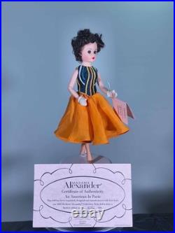 Madame Alexander An American In Paris 10 Cissette Doll #0162/400 with COA
