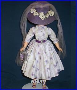 Madame Alexander Beautiful Outfit For Cissy 20 Tall Dress, Slip, Shoe, Hat &