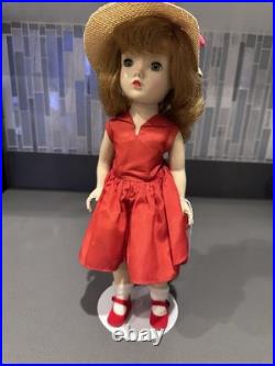 Madame Alexander Binnie Walker Doll Vintage 1950's Red Dress 14.5