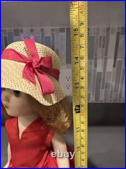 Madame Alexander Binnie Walker Doll Vintage 1950's Red Dress 14.5