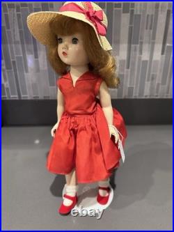 Madame Alexander Binnie Walker Doll Vintage 1950's Red Dress 14.5