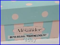 Madame Alexander Bolivia Fighting Cholita 8 Doll #66705 with Original Box