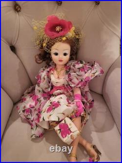 Madame Alexander CISSY Tea Rose Cocktail Ensemble 1990s 21 inches