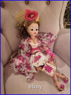 Madame Alexander CISSY Tea Rose Cocktail Ensemble 1990s 21 inches