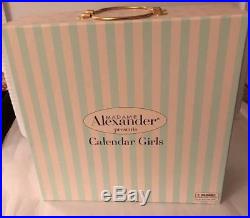 Madame Alexander COMPLETE SET 5-inch Calendar Girl Dolls in Original Carry Case