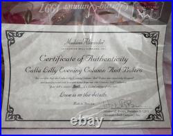 Madame Alexander Caffè Billy Evening Gown & Bolero 21 Doll COA Limited