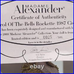 Madame Alexander Carol Of the Bells Rockette 2008 Doll Stand COA 10 Radio City
