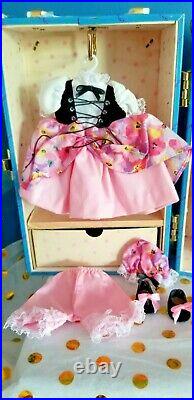 Madame Alexander Caroline's Story Land Trunk Set with Doll and 4 Outfits