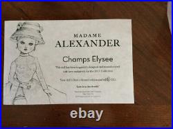 Madame Alexander Champs Elysee Limited edition 087/250 NRFB