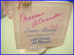 Madame Alexander Child At Heart Easter Bunny Le With Pink Stand