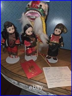 Madame Alexander Chinese New Years 8 Dolls, 21050, 3 piece with Lion Costume, Box