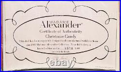 Madame Alexander Christmas Candy Doll No. 36435 NEW