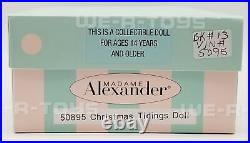 Madame Alexander Christmas Tidings Doll No. 50895 NEW