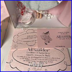 Madame Alexander Cissette Always In Style 47060 10 COA Box, Tags, Accessories