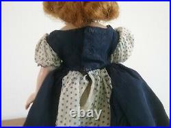 Madame Alexander Cissette Doll Tosca Triple Stitch Wig, Blue Taffeta Dress