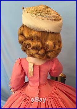 Madame Alexander Cissy Doll #2012 1956 In Original Tagged Dress, Hat and Shoes