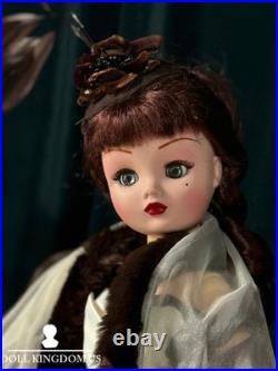 Madame Alexander Cissy Doll In Cafe Rose and Ivory Cocktail Dress Outfit