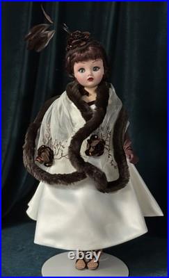 Madame Alexander Cissy Doll In Cafe Rose and Ivory Cocktail Dress Outfit