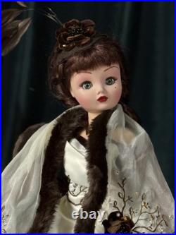 Madame Alexander Cissy Doll In Cafe Rose and Ivory Cocktail Dress Outfit