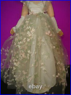Madame Alexander Cissy In Fragile And Flowery Gown-1958 Gorgeous & Vhtf
