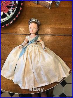 Madame Alexander Cissy Queen Elizabeth Doll 20 Vintage TAGGED DRESS BEAUTIFUL
