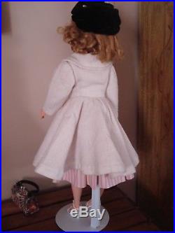 Madame Alexander Cissy Vintage 1950's Doll 21 with dress, coat, jewelry, hat