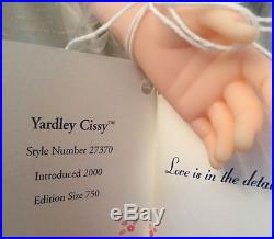 Madame Alexander Cissy Yardley Doll 21 Inch NIB SHE IS NUMBERED 181 OF 750