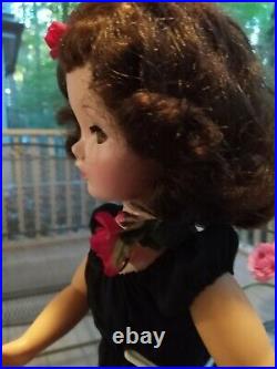 Madame Alexander Cissy about 1956 Brunette No Cracks, Stains, or Odors