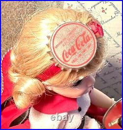 Madame Alexander Coca-Cola Carhop Vintage Porcelain Doll 12? By Danbury Mint 99