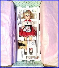Madame Alexander Coca-Cola Carhop Vintage Porcelain Doll 12? By Danbury Mint 99