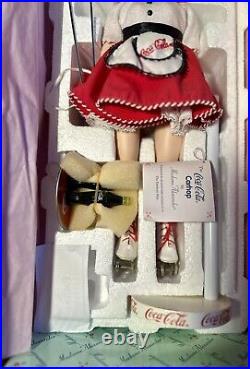 Madame Alexander Coca-Cola Carhop Vintage Porcelain Doll 12? By Danbury Mint 99