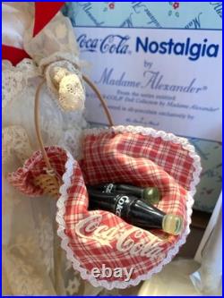 Madame Alexander Coca-Cola Nostalgia Doll Danbury Mint with COA Box Stand 2000