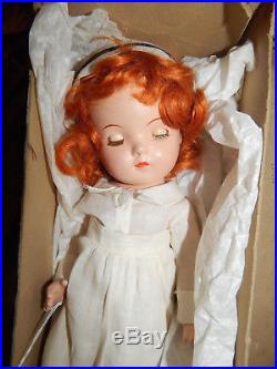 Madame Alexander Composition Rare Red Head Nurse For Dionne Quintuplets Orig Box