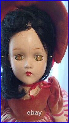 Madame Alexander Composition Scarlett O'Hara Doll With Tag