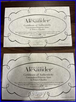 Madame Alexander Coronation of Princess Anne & Prince Charles Dolls(No. 34150)