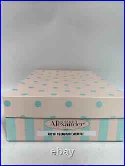 Madame Alexander Cosmopolitan Bride 46290 11 Doll With Box, Accessories, COA