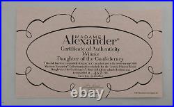 Madame Alexander Daughter Confederacy WINNIE #33985 Box Limited Ed Certificate